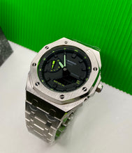 Load image into Gallery viewer, Casioak G-SHOCK Hulk Full Steel AP Royal Oak Style GA-2100 Mod
