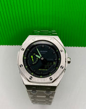 Load image into Gallery viewer, Casioak G-SHOCK Hulk Full Steel AP Royal Oak Style GA-2100 Mod
