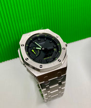 Load image into Gallery viewer, Casioak G-SHOCK Hulk Full Steel AP Royal Oak Style GA-2100 Mod
