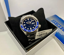 Load image into Gallery viewer, Seiko SRPD Batman Mod 42mm Mens Watch Arabic Date Sapphire Ceramic
