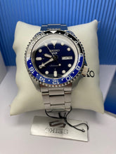 Load image into Gallery viewer, Seiko SRPD Batman Mod 42mm Mens Watch Arabic Date Sapphire Ceramic
