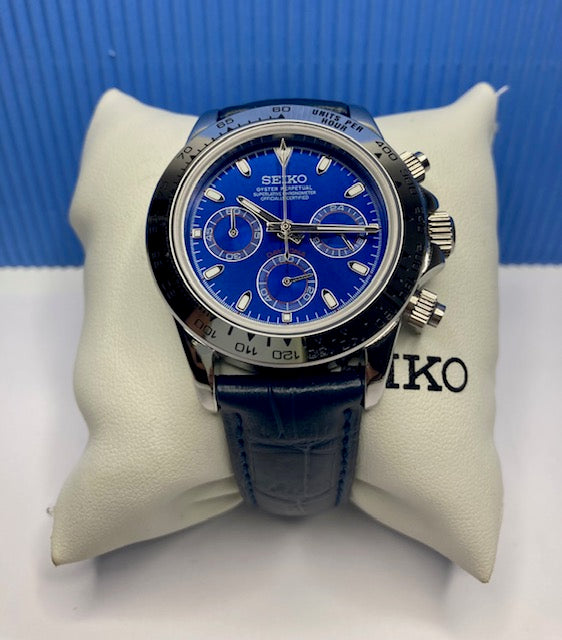 Daytona Seiko VK63 Chronograph Custom Build Quartz Watch